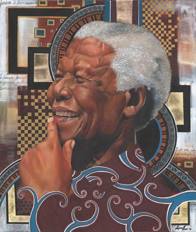 Loyiso Mkize, A Portrait of a Man III (Mandela 4) - original