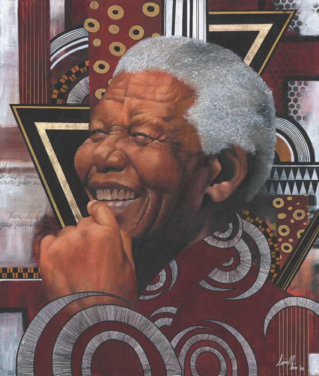 Loyiso Mkize, A Portrait of a Man II (Mandela 6) - original
