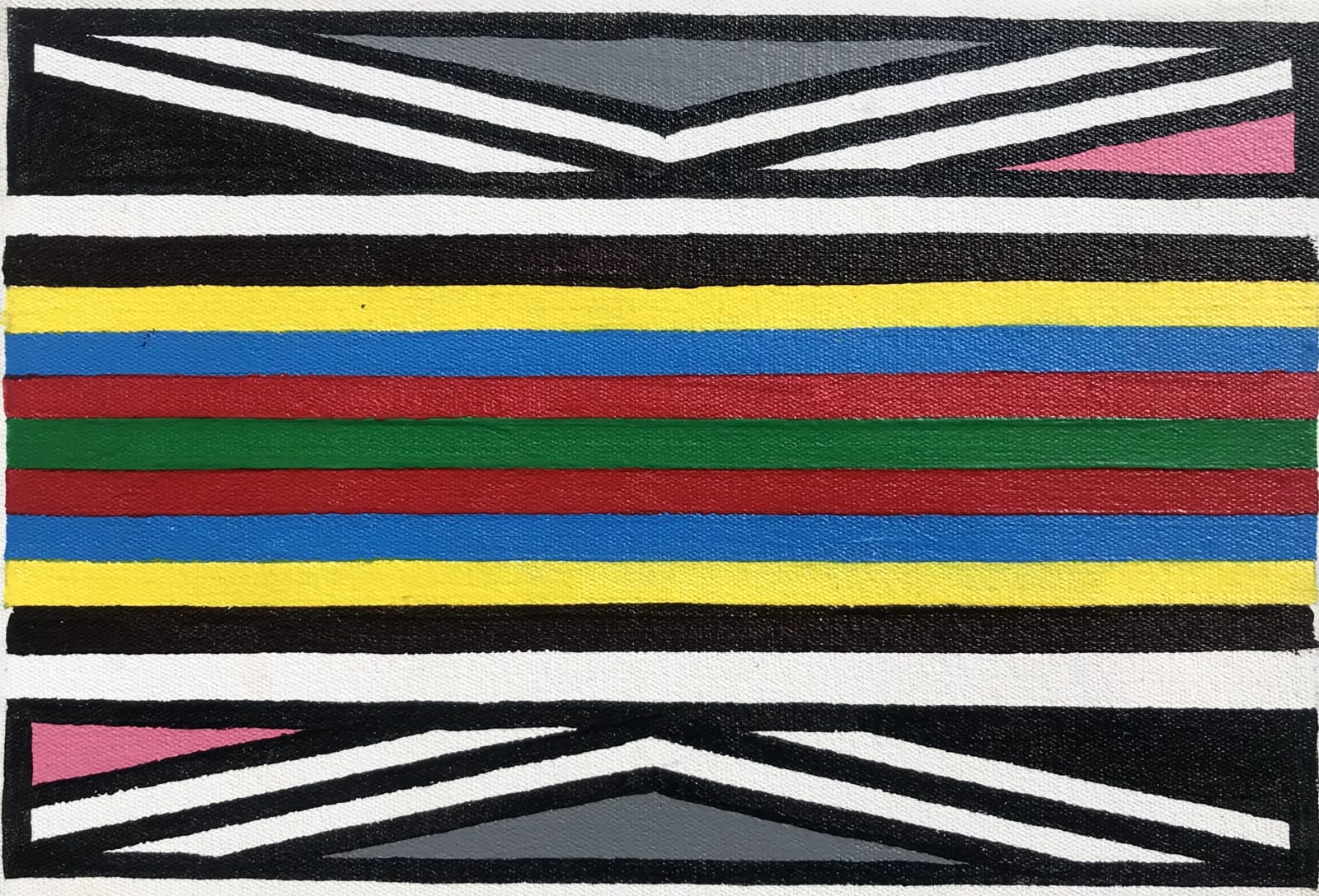Esther Mahlangu, Ndebele Abstract , 2019