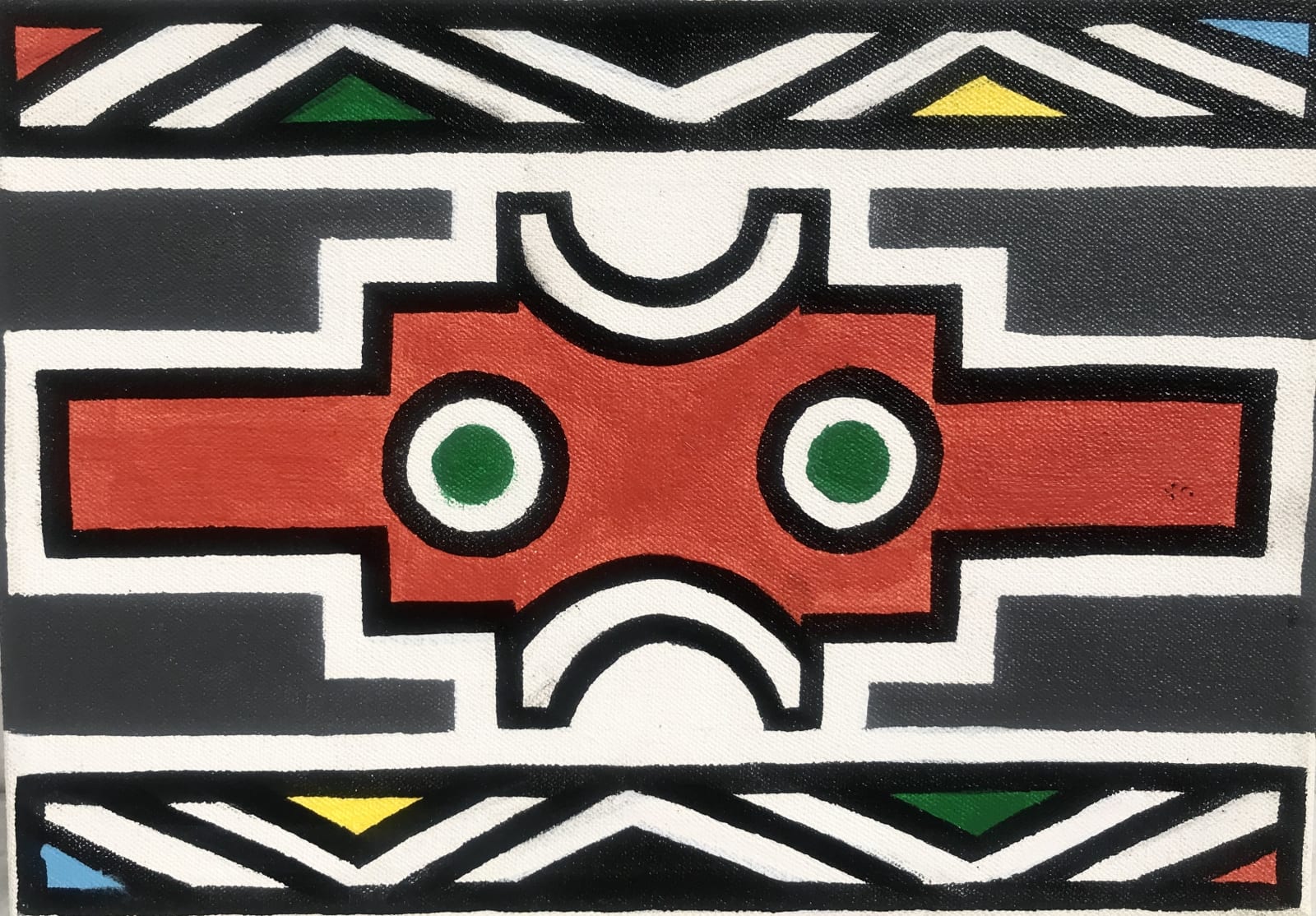 Esther Mahlangu, Ndebele Abstract , 2019