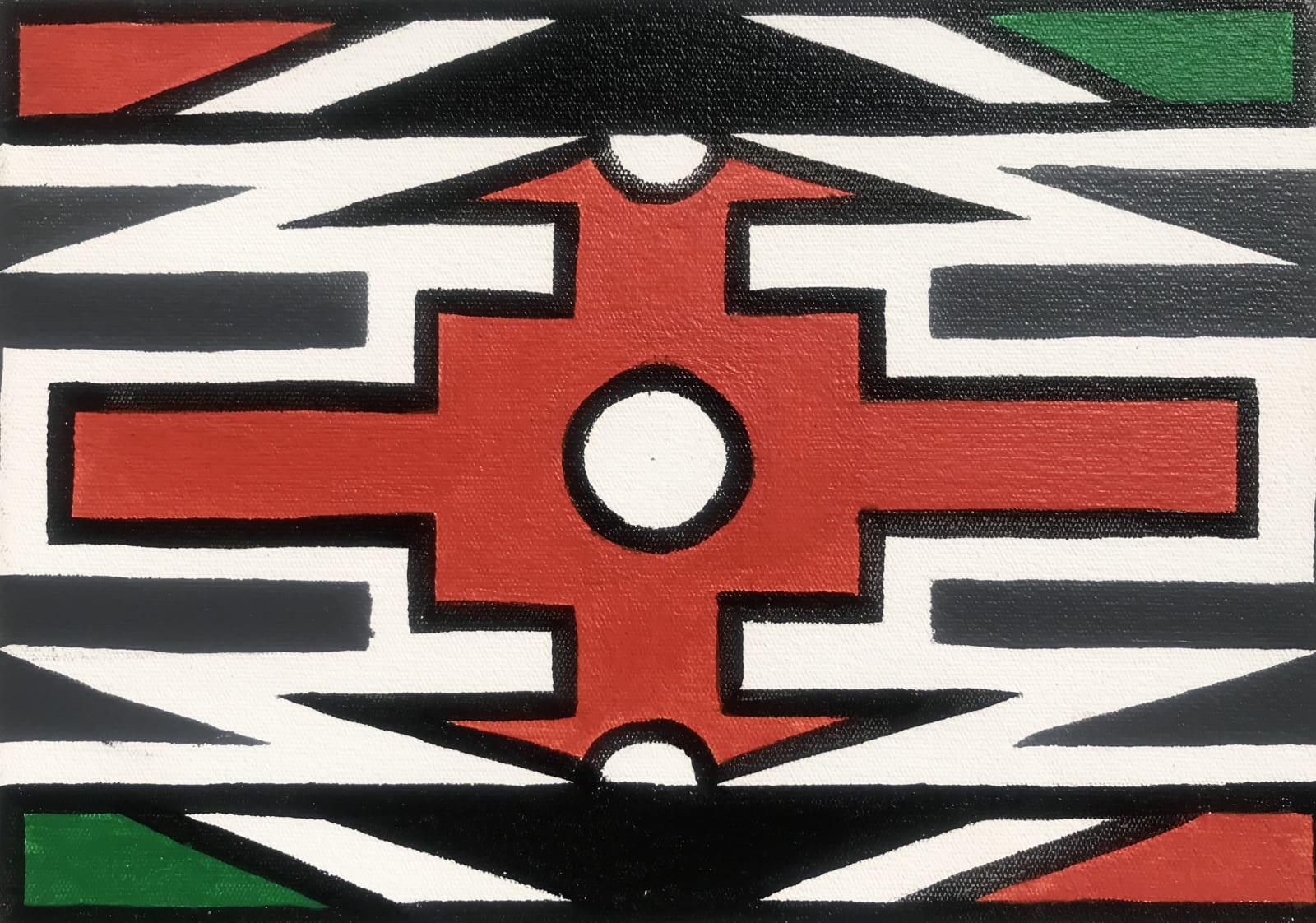 Esther Mahlangu, Ndebele Abstract , 2019