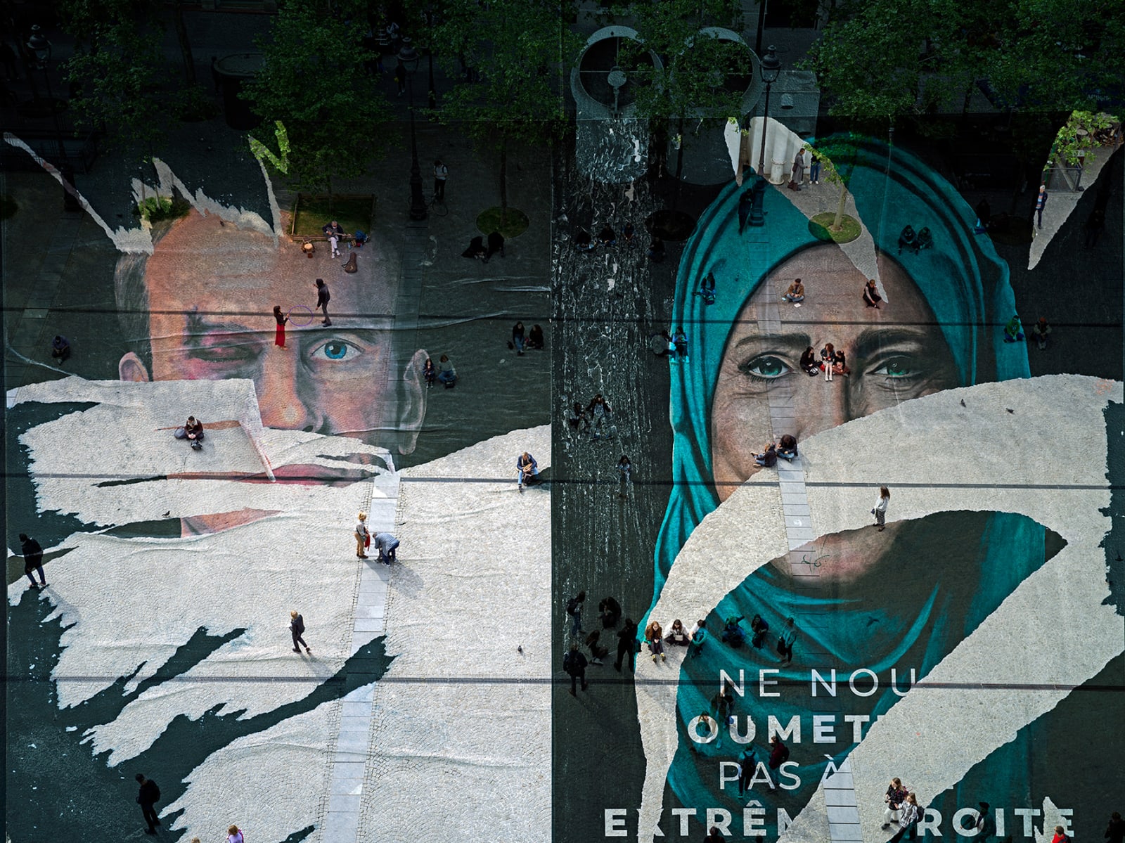 Clint Strydom, ARCHIVE _ Paris Torn Poster, 2022