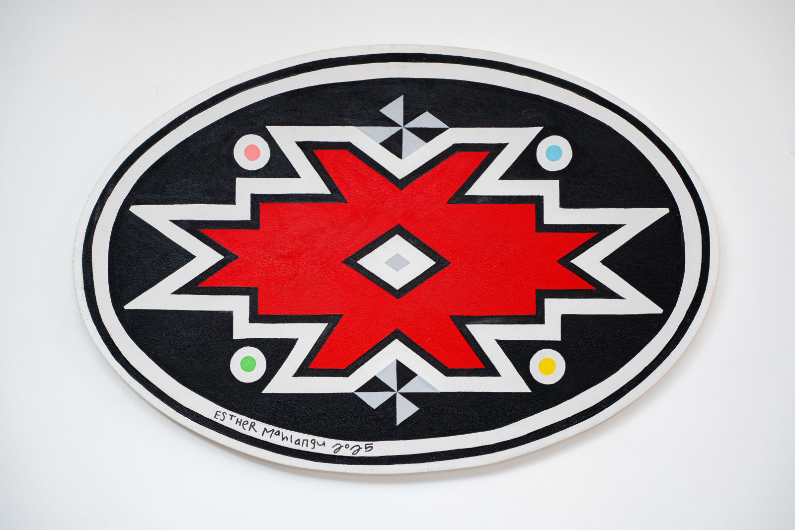 Esther Mahlangu, Ndebele Abstract, 2025