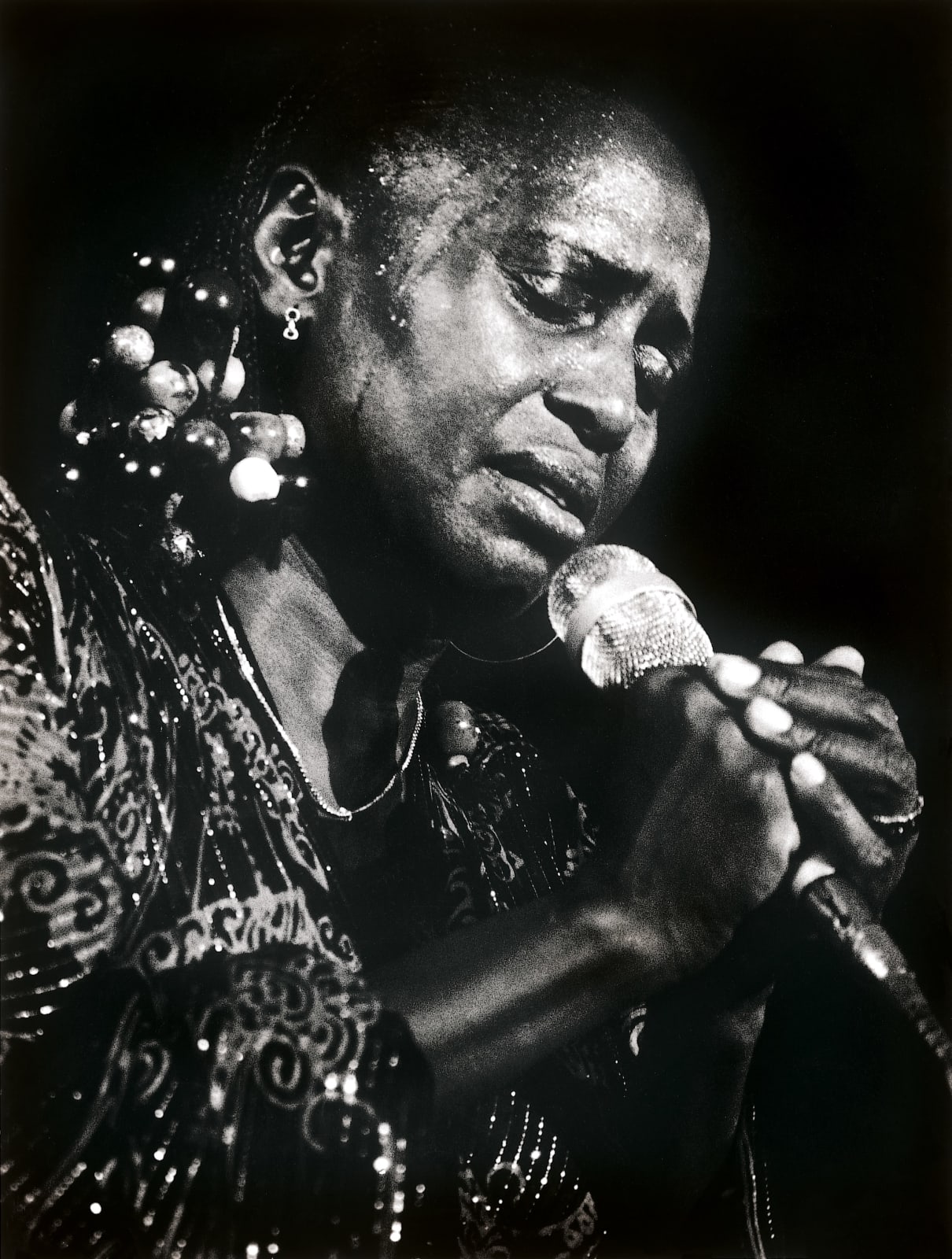 Alf Khumalo, Miriam Makeba Performing in Lesotho , 1981