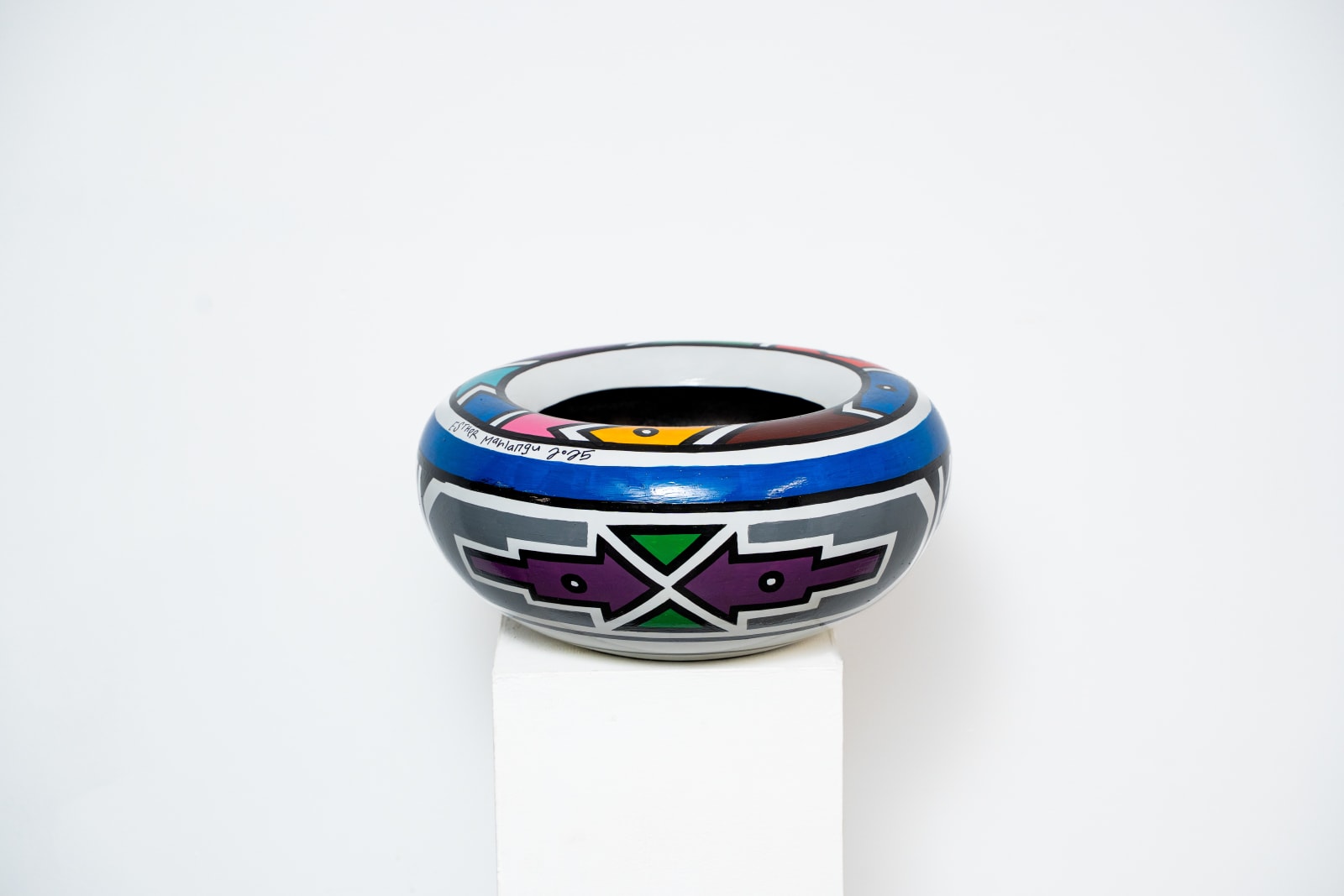 Esther Mahlangu, Vessel , 2025