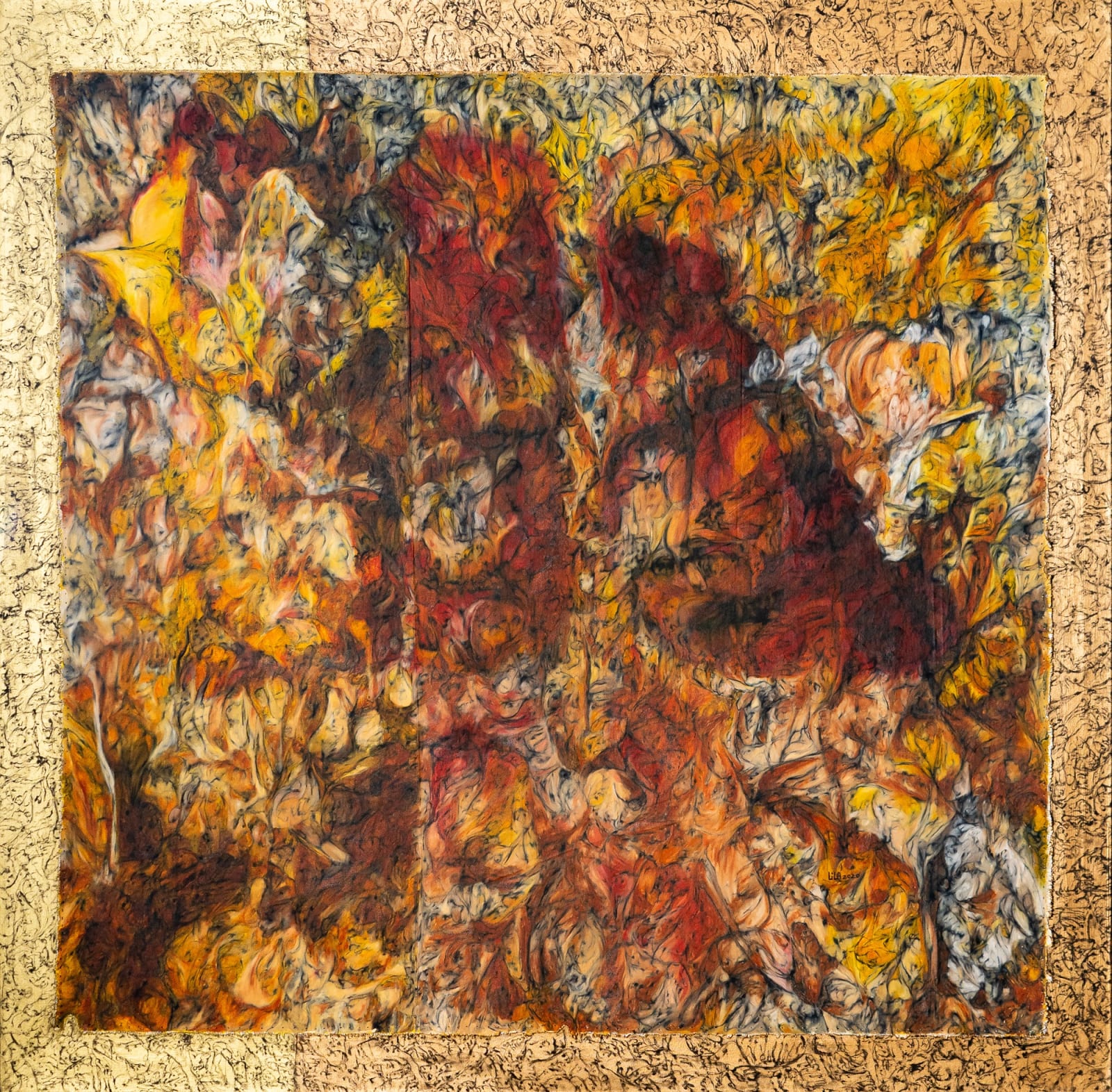 Philiswa Lila, Sepia (I) – tearing or burning the trace of experiences, 2020 - 2022