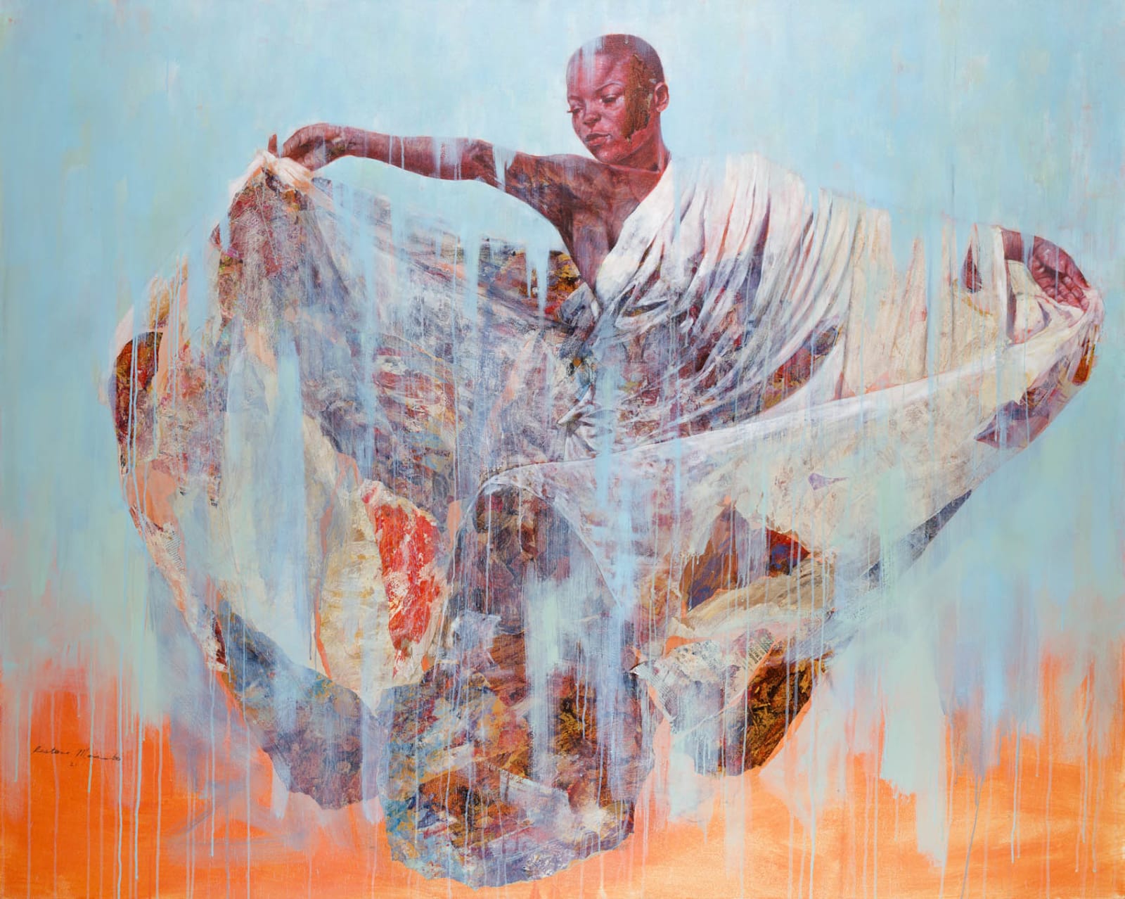 Restone Maambo, Entering The Ancestors, 2021