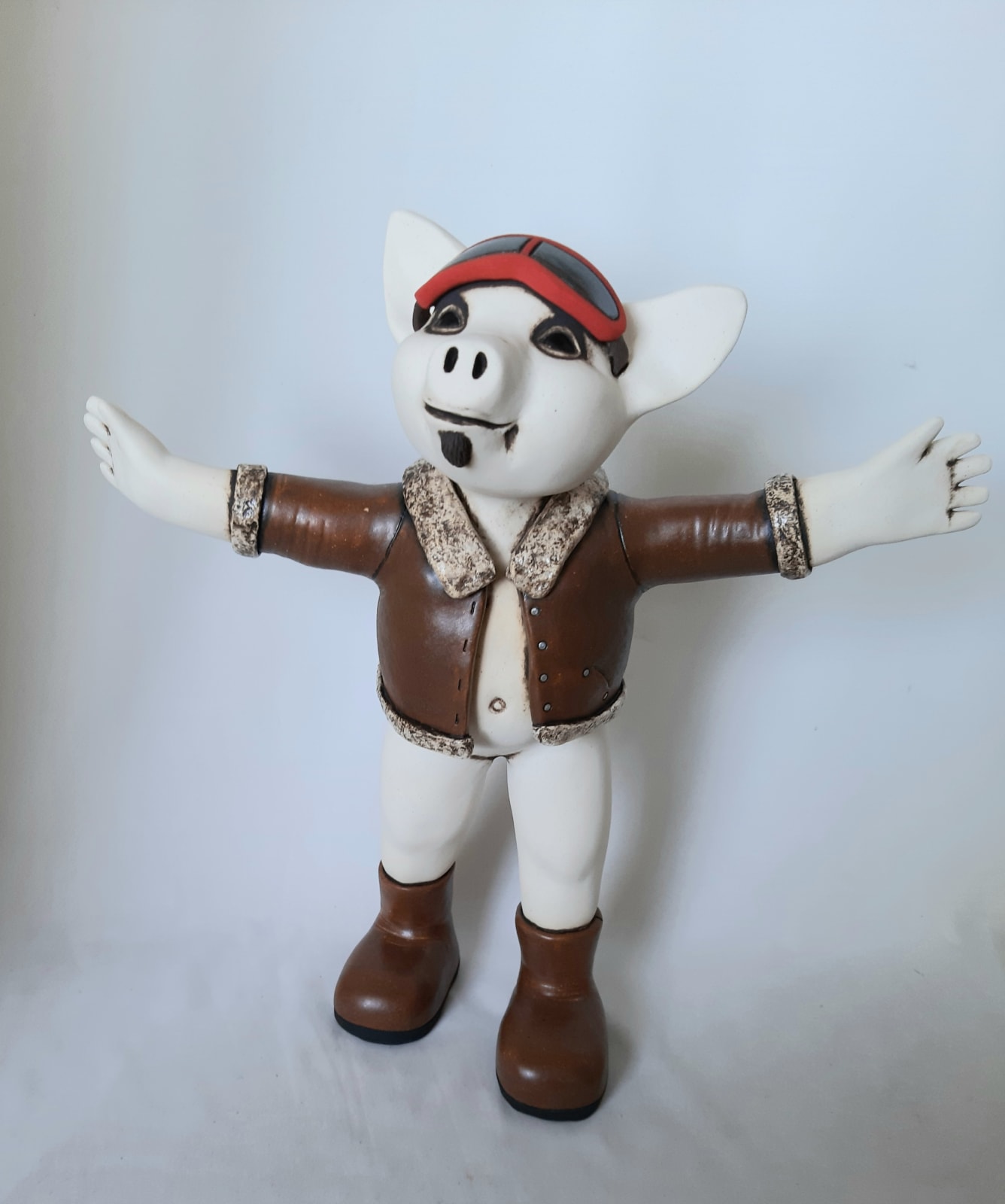 Mark Chapman, Flying Pig in Chanel Jacket , 2020