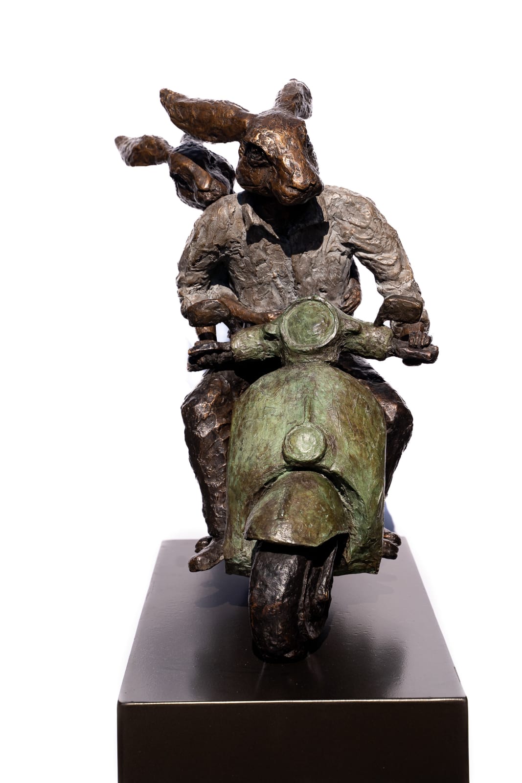 Carol Cauldwell, Rabbits on Vespa , 2018