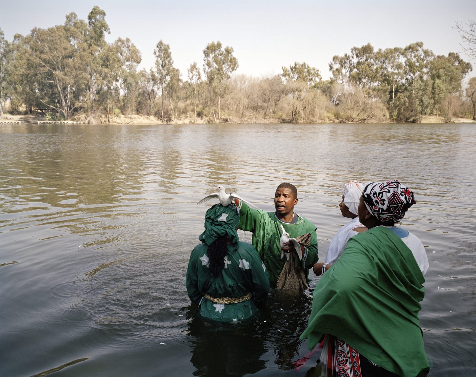 Ilan Godfrey, Ritual offering, Vaal River, Maccauvlei area, Free State, 2011