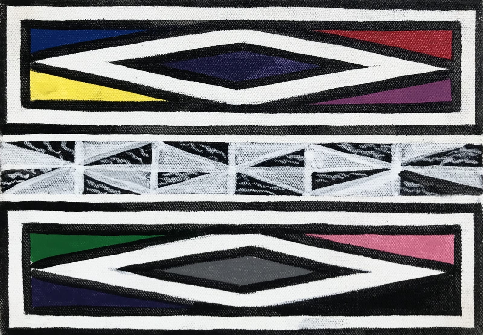 Esther Mahlangu, Ndebele Abstract , 2019