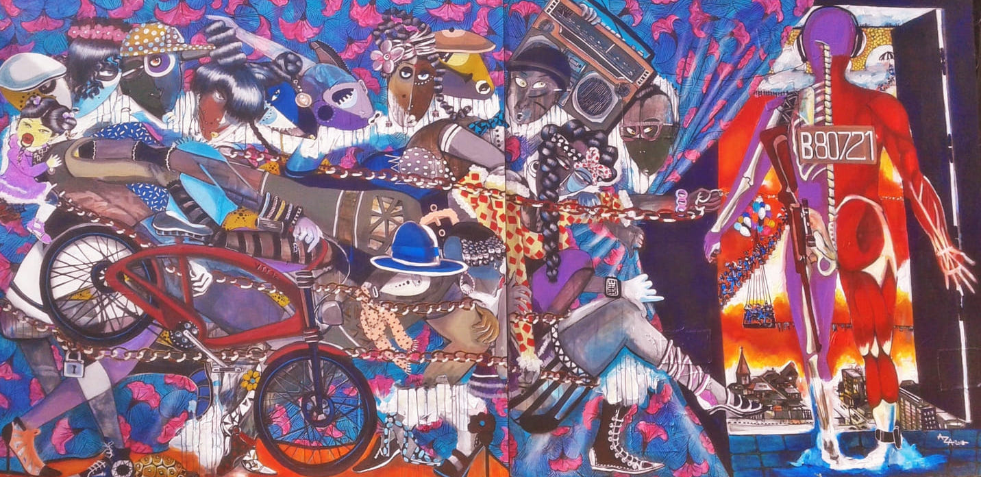 Aza Mansongi, Code - 2 piece, 2018