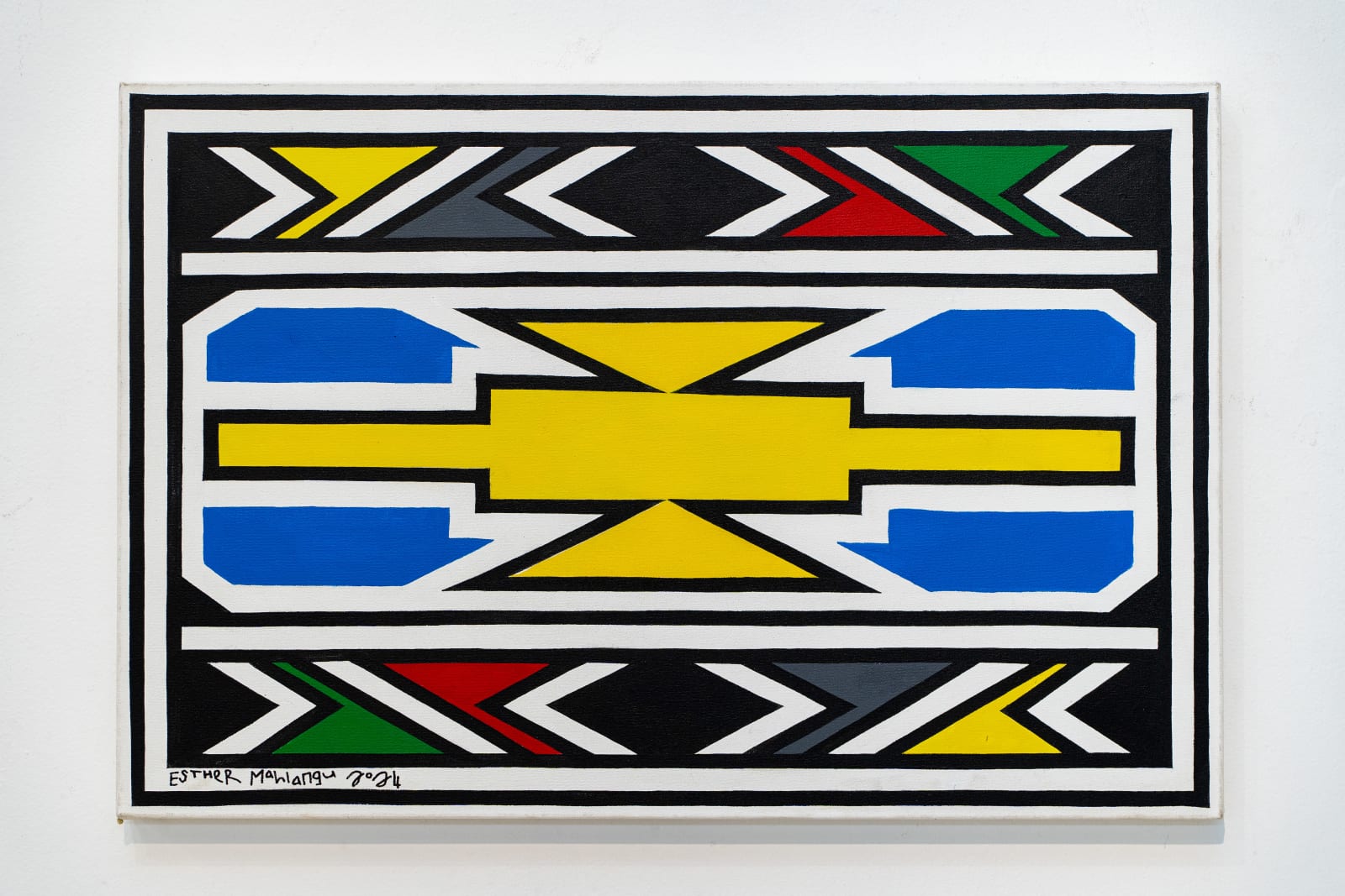Esther Mahlangu CC, Ndebele Abstract, 2024