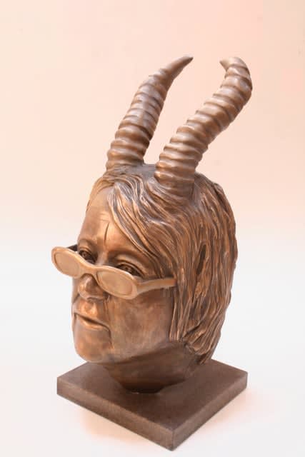 Karin Lijnes, Woman and horns, 2015