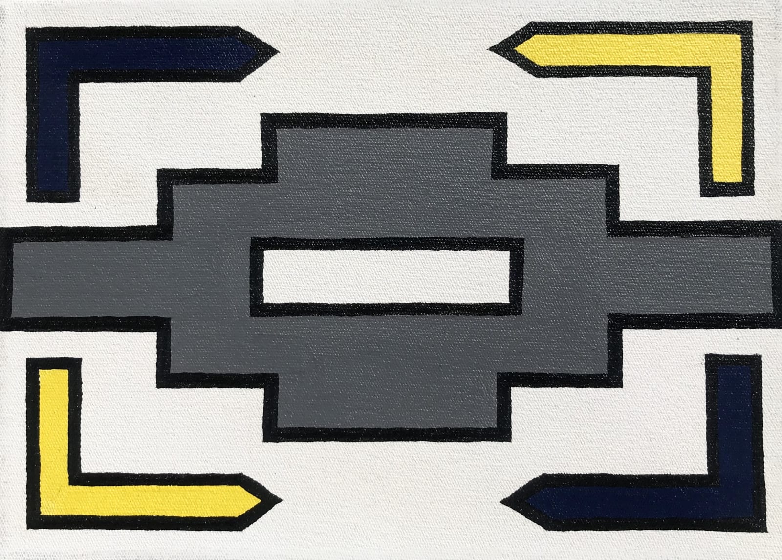 Esther Mahlangu , Ndebele Abstract , 2019