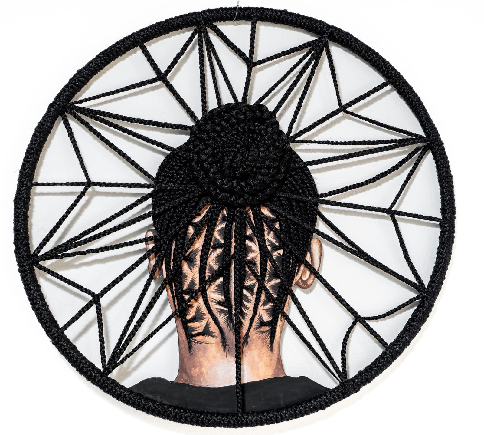 Lebohang Motaung, Web of hair, 2023