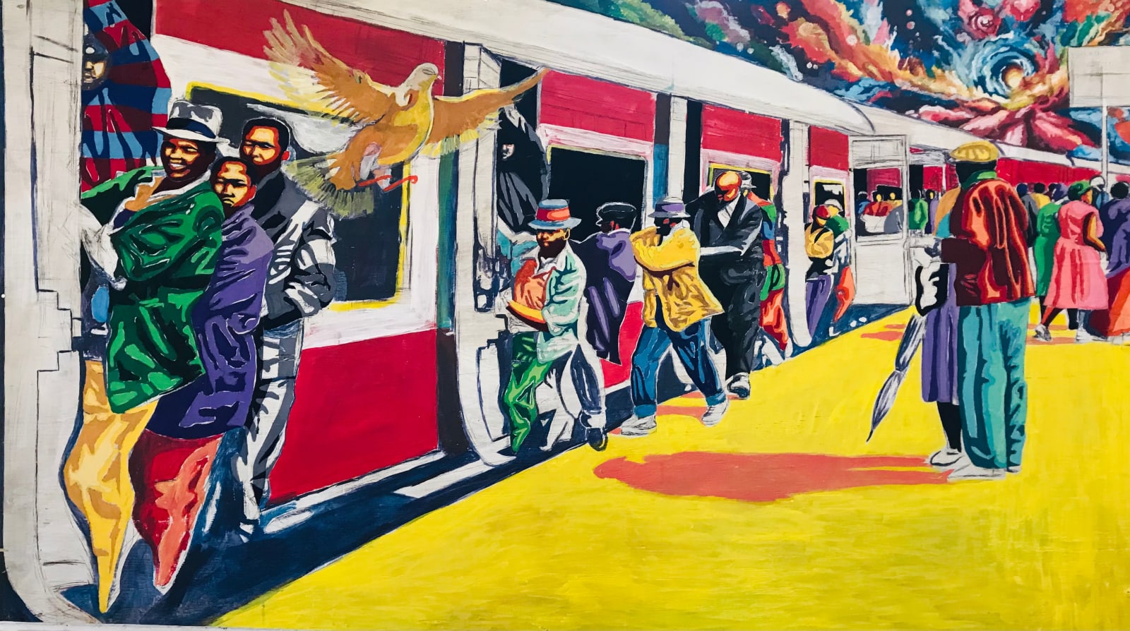 Mondli Augustine Mbhele, Iqola emasondo sondo (Train with many wheels), 2024