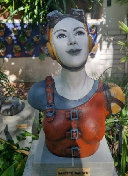 Nanette Ranger, Icarus Stargazer Bust, 2024