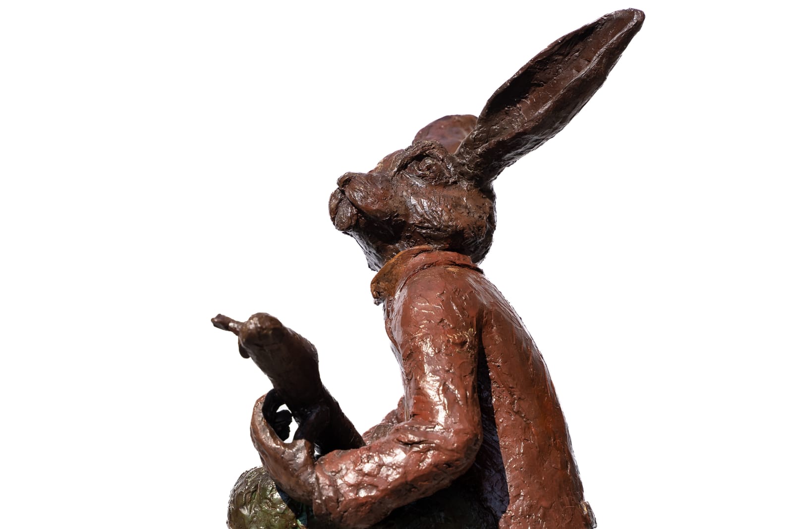 Carol Cauldwell, Rabbit playing bik guitar, 2018