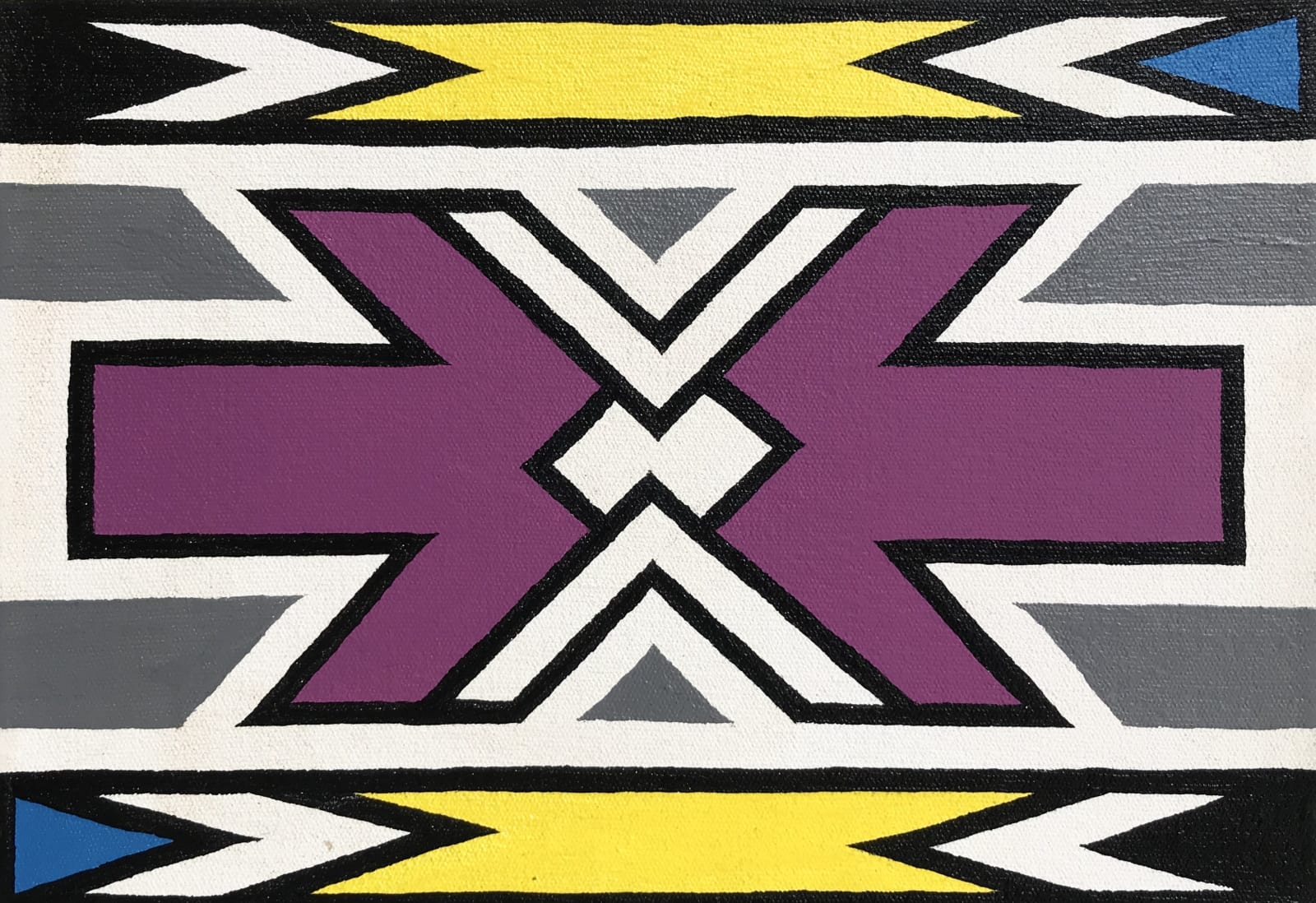 Esther Mahlangu, Ndebele Abstract , 2019