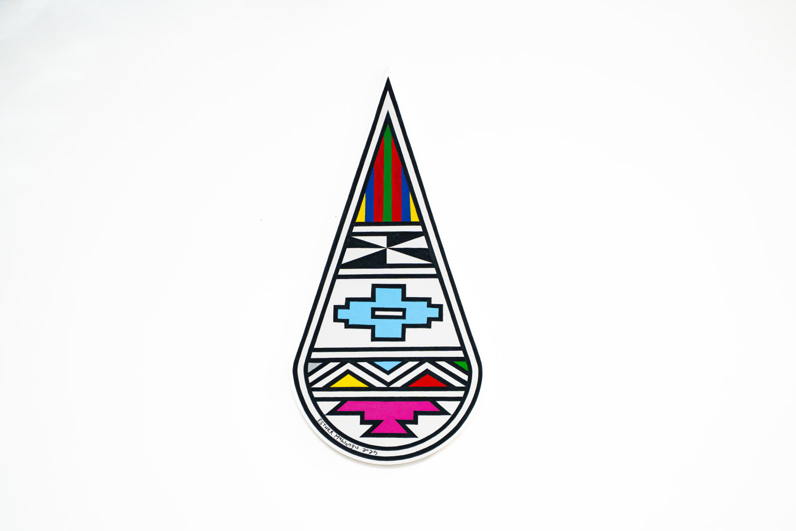 Esther Mahlangu, Ndebele Abstract , 2025