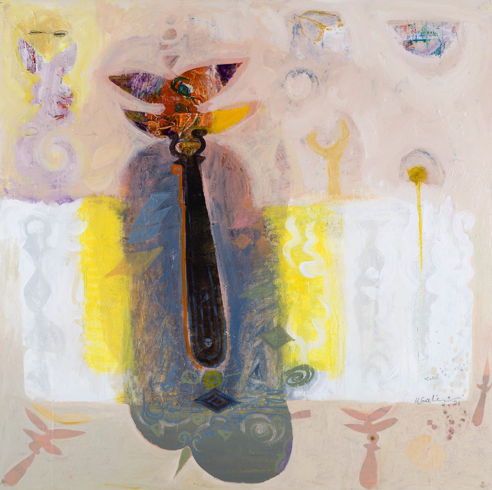 Hussein Salim, The Tree, 2021
