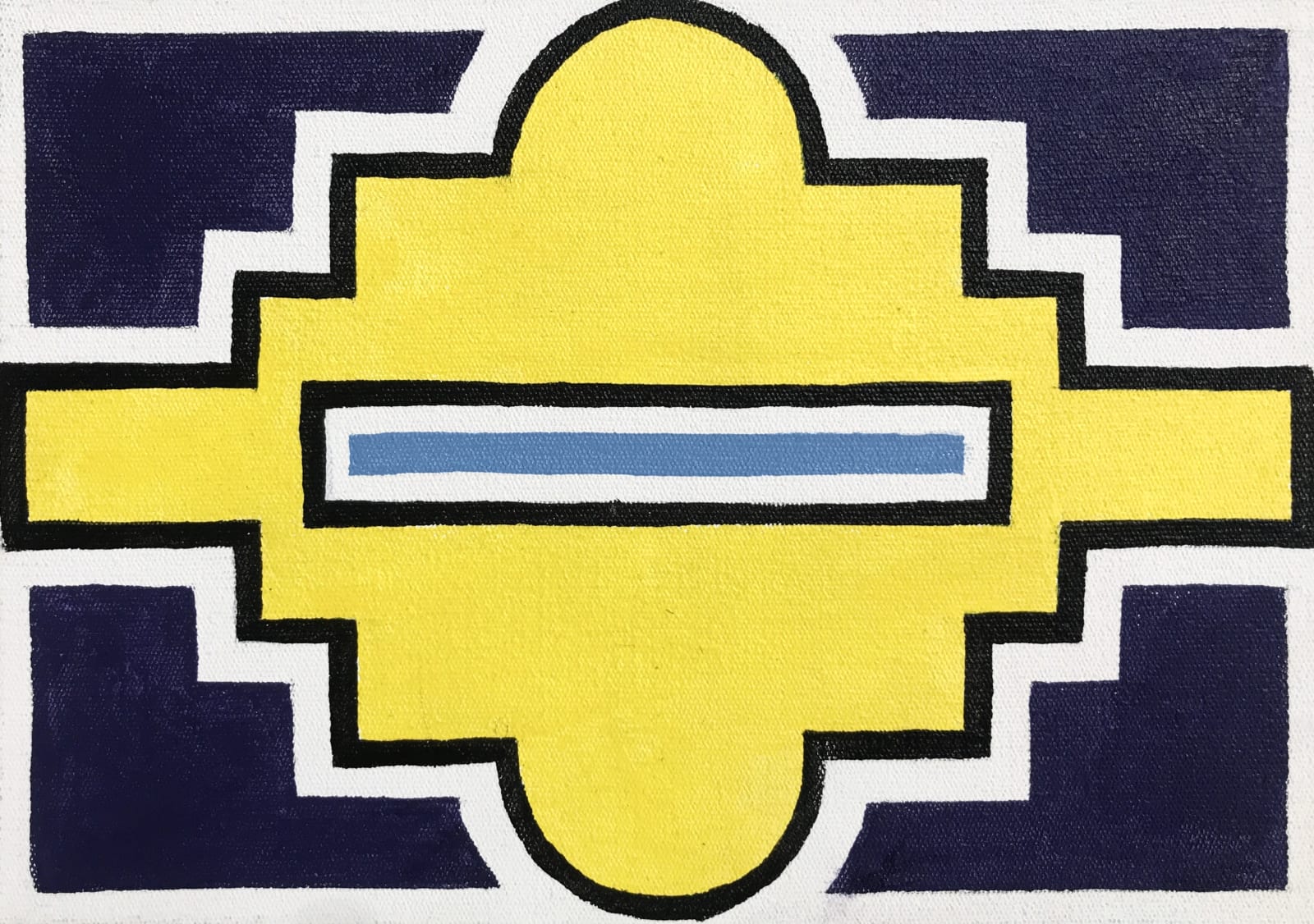 Esther Mahlangu , Ndebele Abstract , 2019