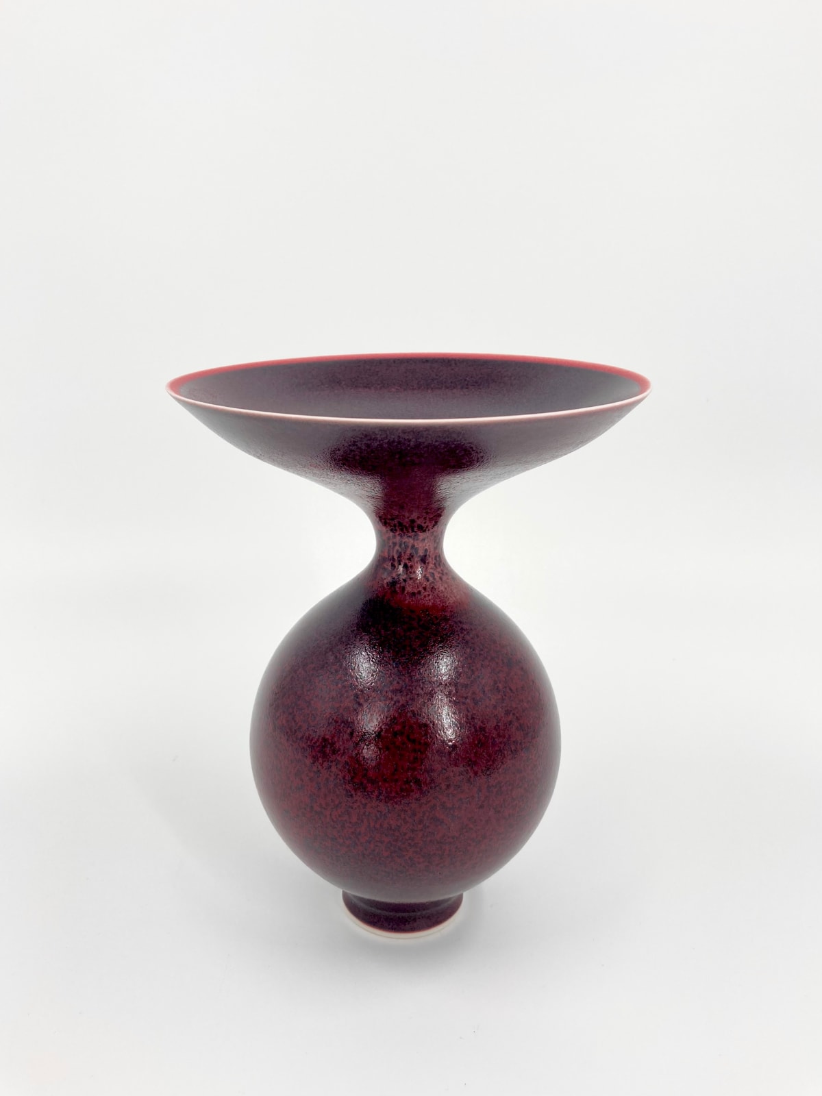 Anna Silverton, Vulcan Burgundy & Red Vase, 2023