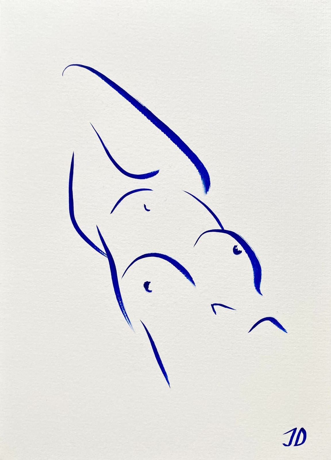 Josie Devine, Ink Study 5, 2021