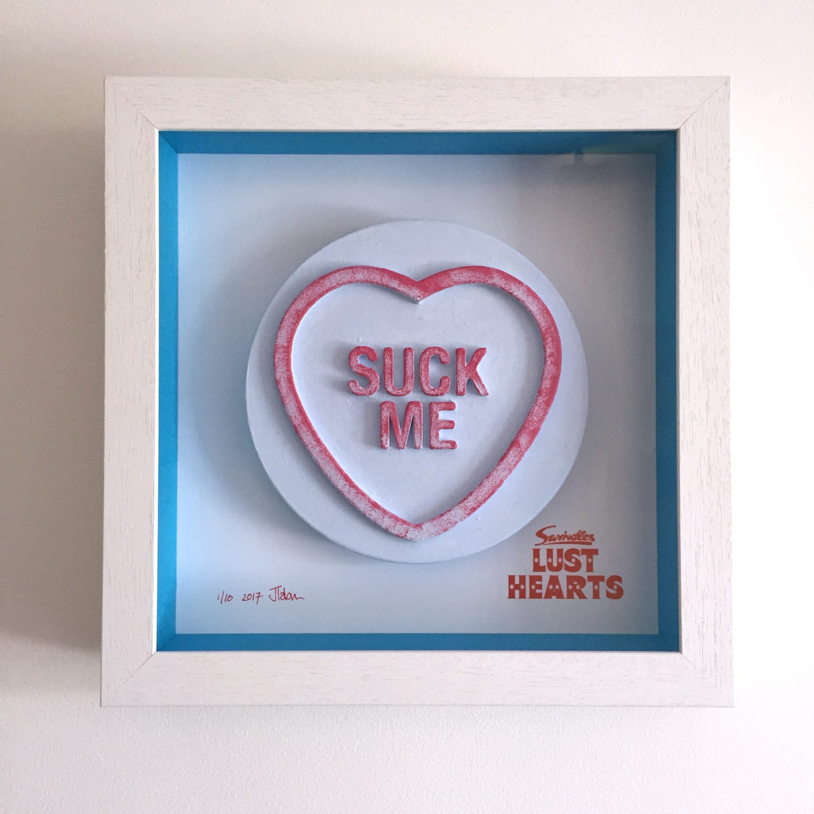 James Talon, Lust Hearts - Suck Me (Blue), 2021
