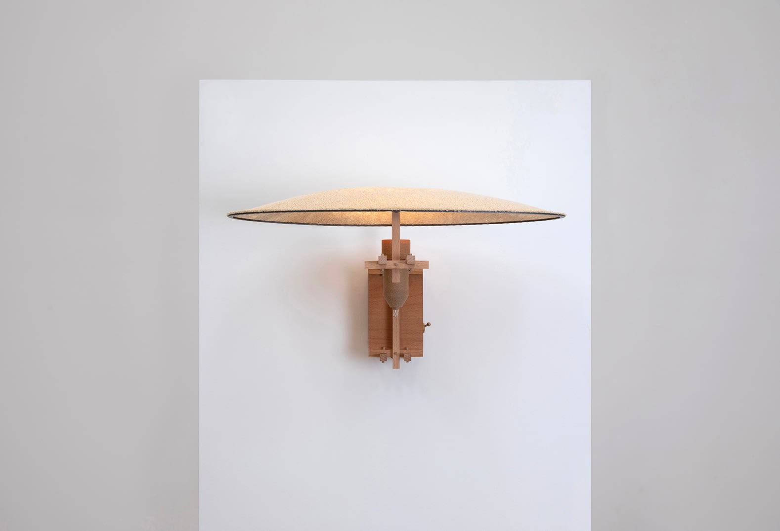 Fernando Laposse, Loofah Wall-Mounted Lamp, 2024