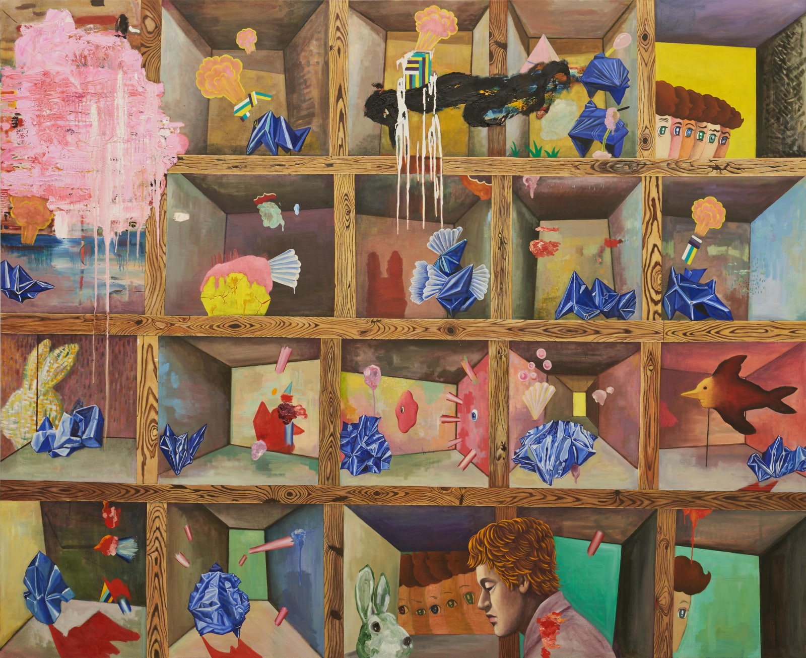 Suejin Chung, Multidimensional Creatures in the Cage 4, 2016-2024