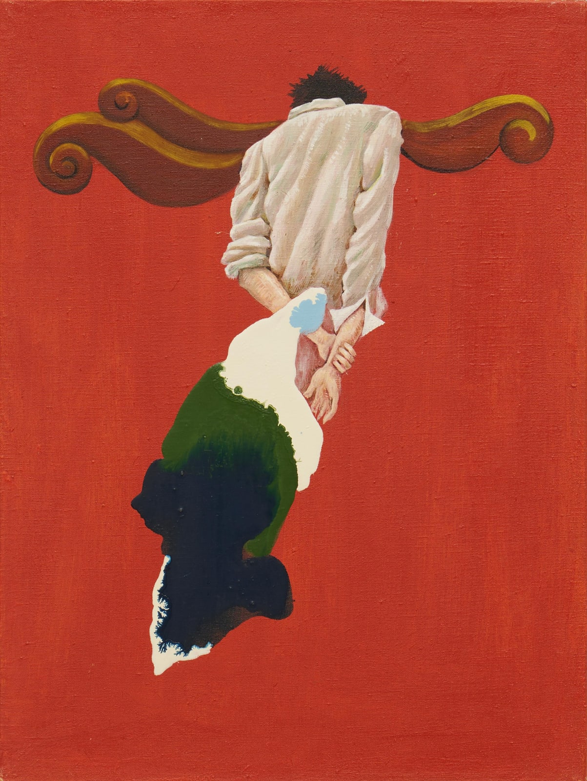 Suejin Chung, The Shadow on the Red Surface 2, 2020