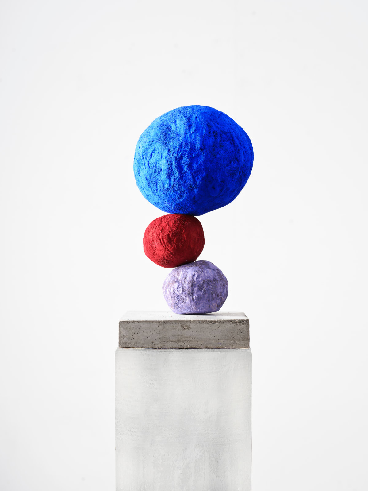 Annie Morris, Stack 3, Ultramarine Blue, 2024