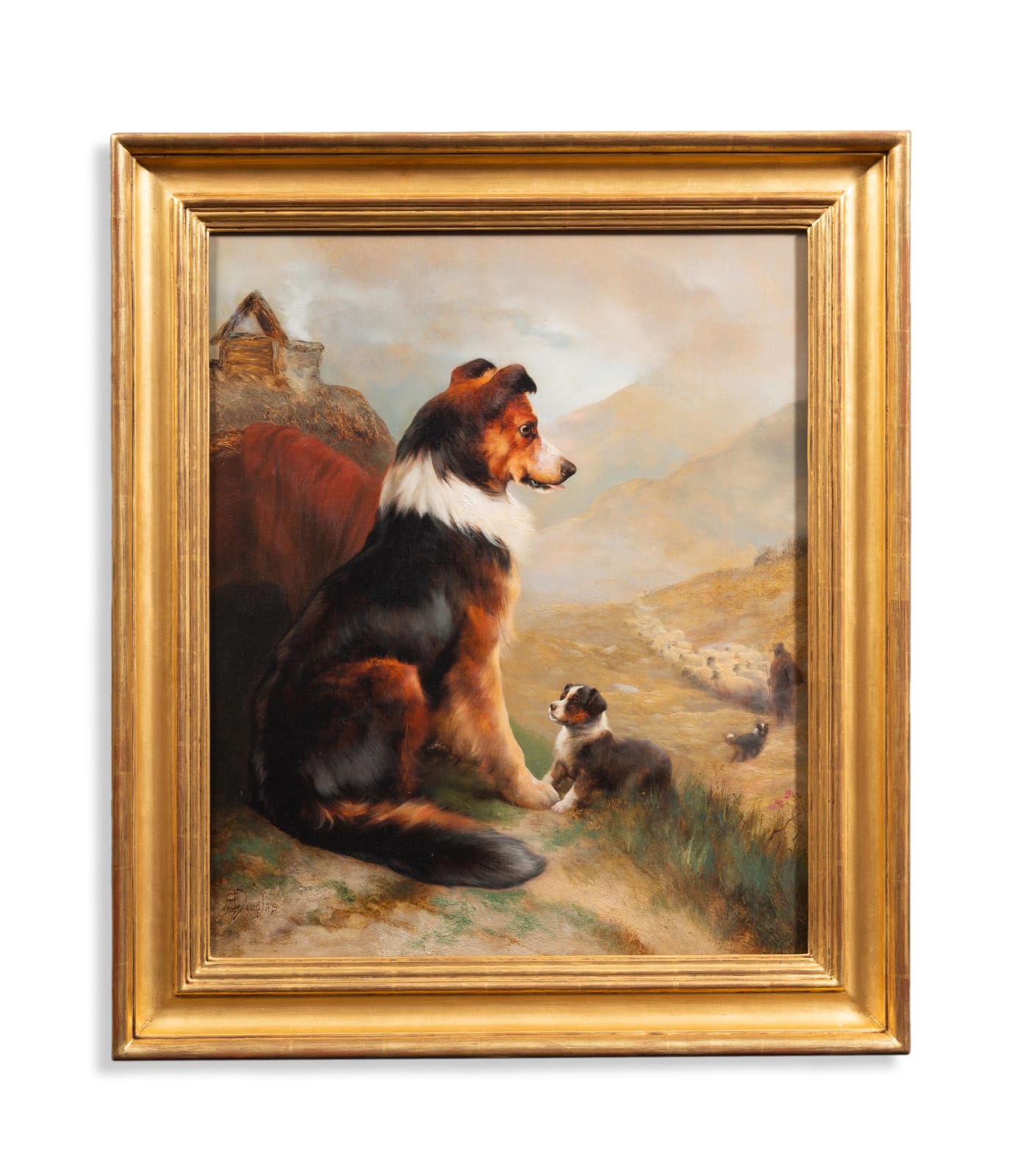 Edwin Douglas (1848-1914), Guarding the flock