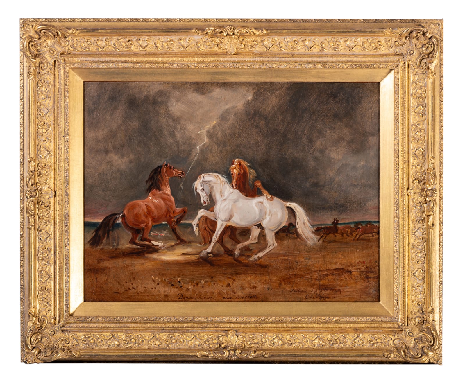 Claude Lorraine Ferneley (1822-1891), Duncan's horses - 'Macbeth'