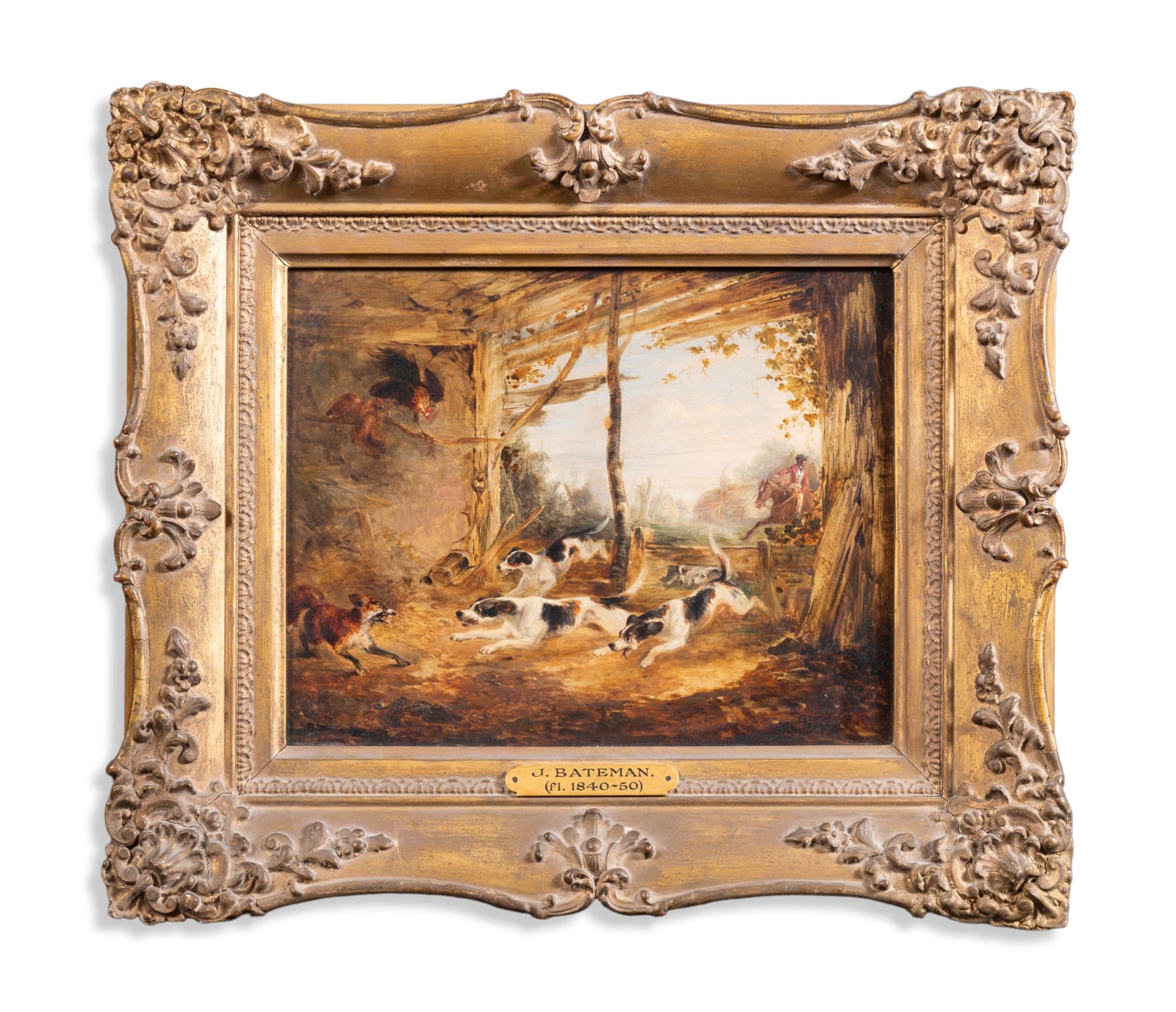 James Bateman (1814-1849), A fox at bay