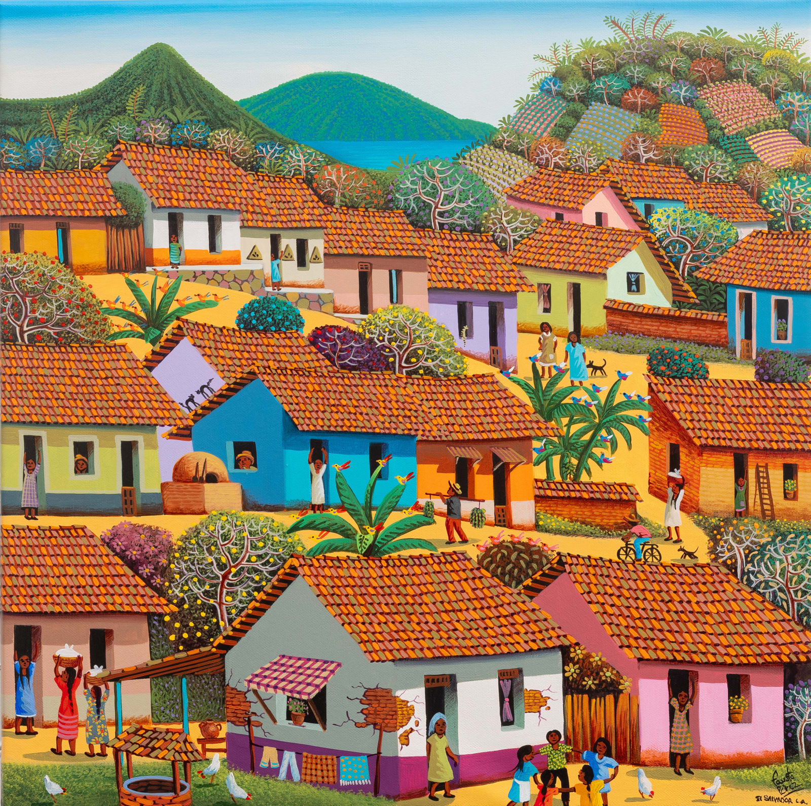 Fausto Perez, Village Well, 2025