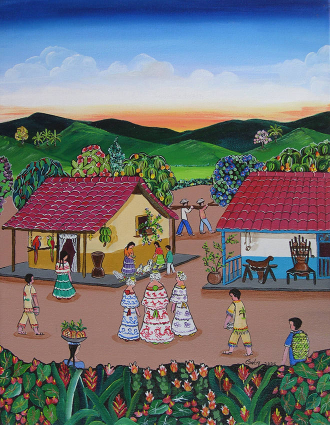 Gaby Lopez de Arango, The Chatting Trio, 2005