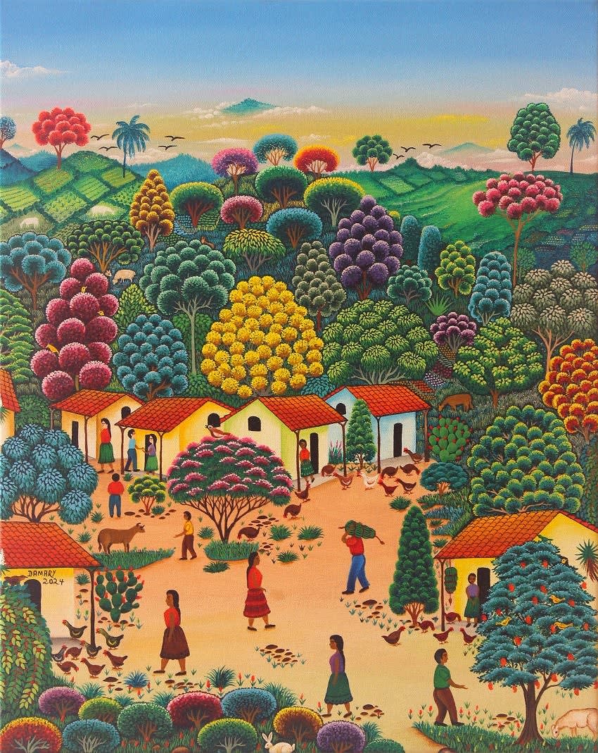 Damary (Maria Zoila Pineda), Delivering Bananas, 2024