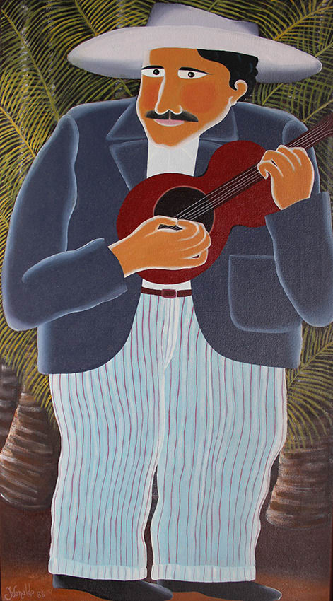 Ivonaldo Veloso de Melo, The Banjo Player, 1986