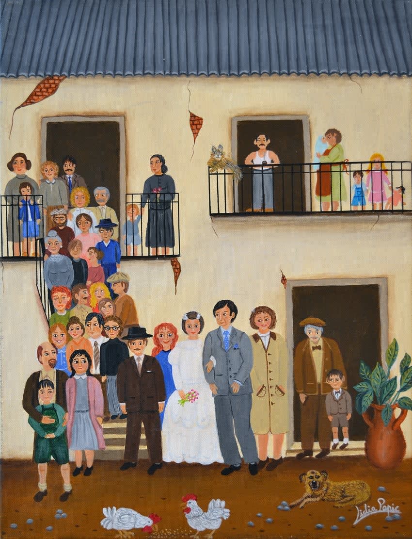 Lidia Papic, A Wedding in the Courtyard, 2022