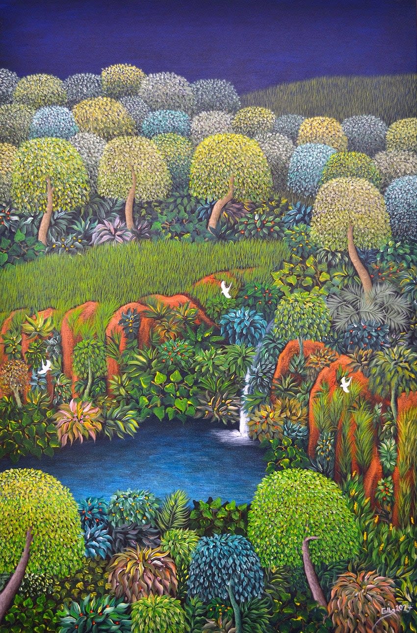 Gilberto Cardoza, My Lagoon II, 2024
