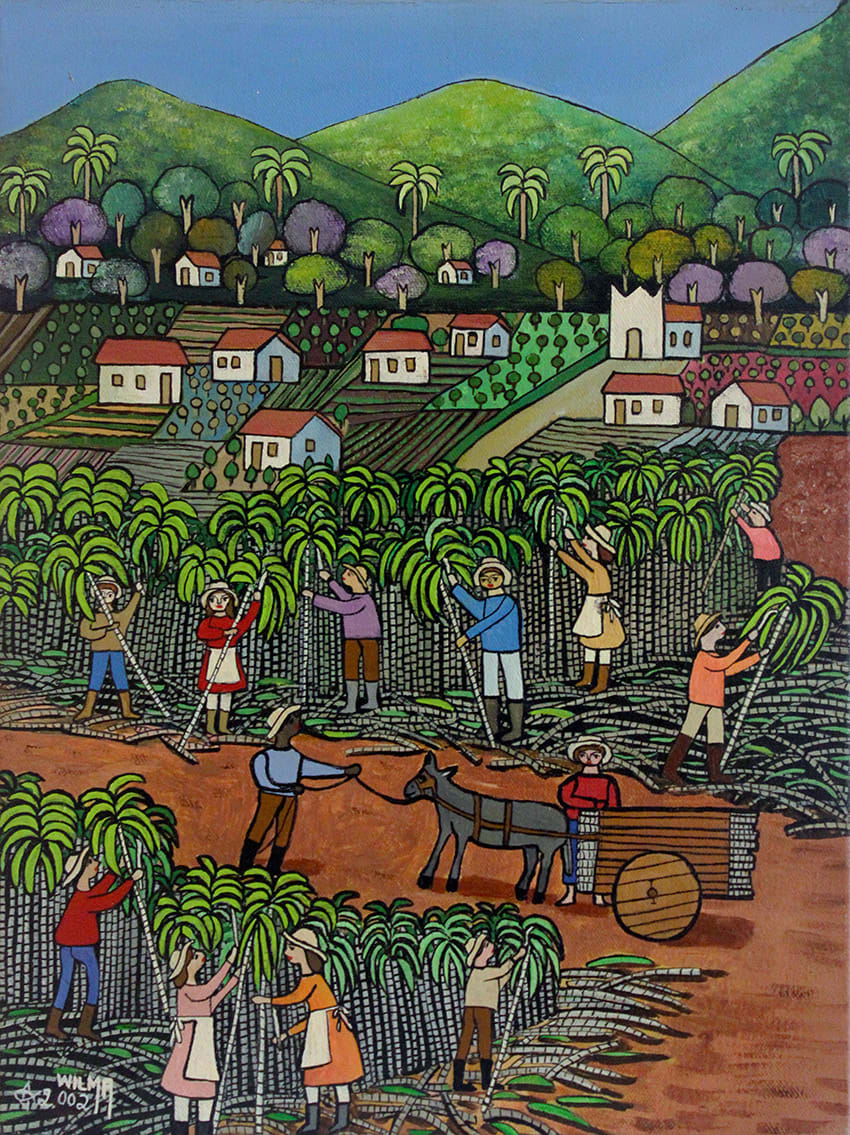 Wilma Ramos, Sugar Cane Harvest, 2002