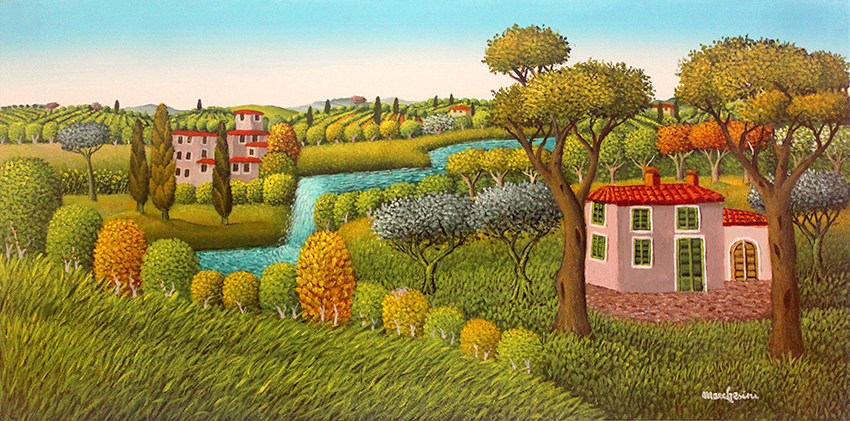 Cesare Marchesini, Lazio Waterfall, 2023