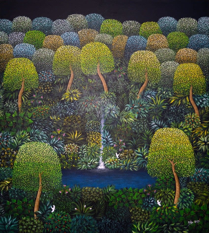 Gilberto Cardoza, My World II, 2024