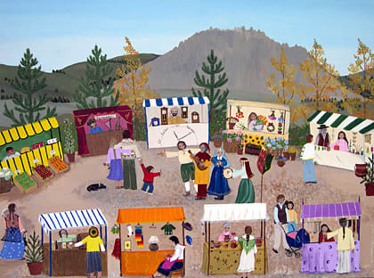 Andrea Poceiro, The Hippie Fair of Bolsom, 2005