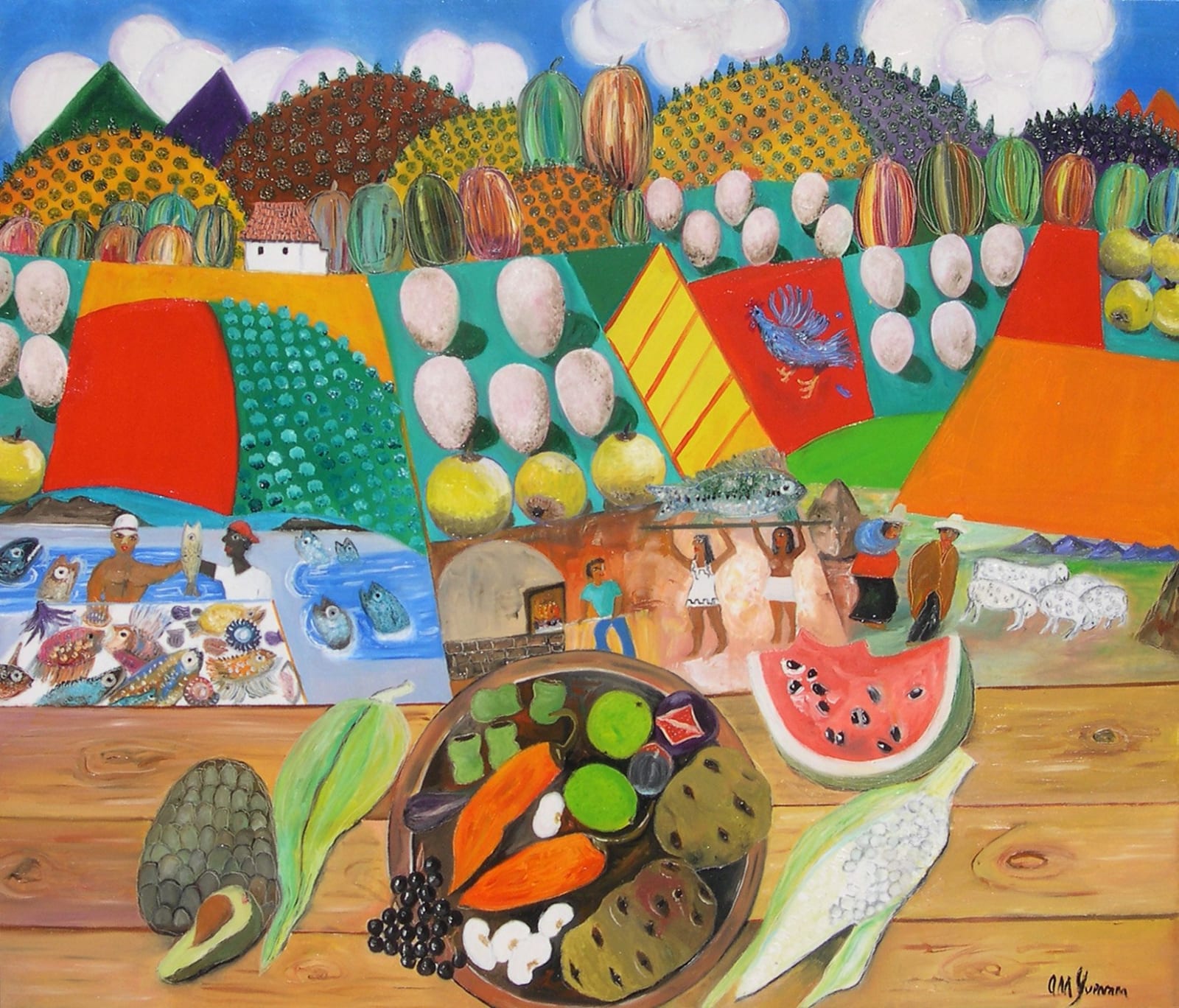Ana Maria Guevara, Time to Eat, 2006