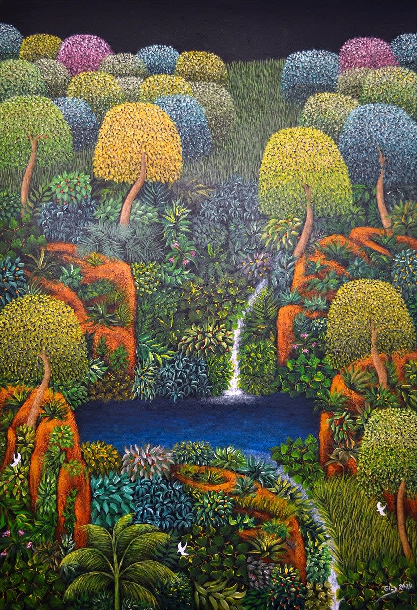 Gilberto Cardoza, My Lagoon I, 2024
