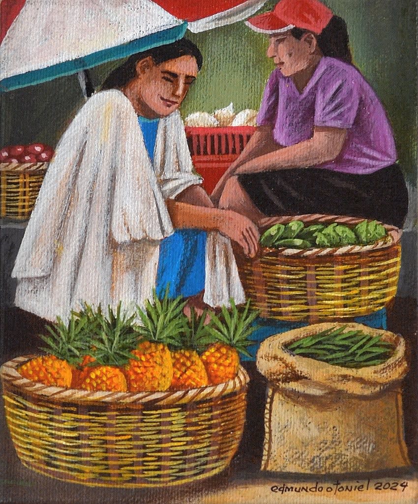 Edmundo Otoniel, Pineapple Seller, 2024